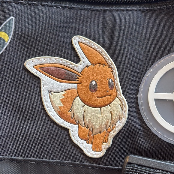 Pokémon Eevee Evolutions  Bioworld Backpack Black and Blue NWT - Picture 14 of 15